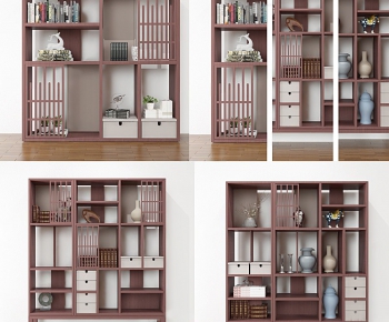 New Chinese Style Bookcase-ID:333691859