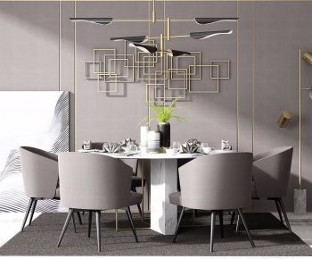 Modern Dining Table And Chairs-ID:687845836