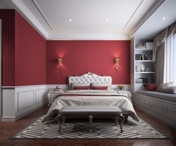 European Style Bedroom-ID:466610446