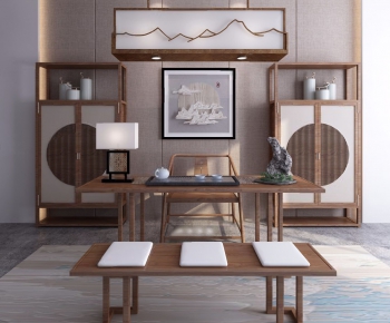 New Chinese Style Study Space-ID:529807516