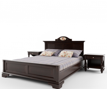 European Style Double Bed-ID:141191248