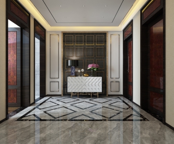 New Chinese Style Hallway-ID:290405162
