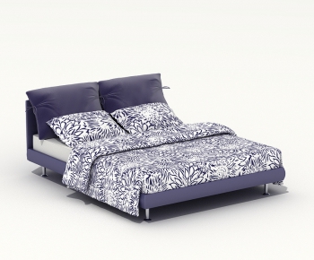 Modern Double Bed-ID:355719571