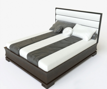 Modern Double Bed-ID:916013467