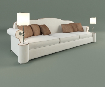 European Style Three-seat Sofa-ID:607329747