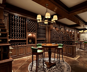 American Style Wine Cellar/Wine Tasting Room-ID:740277599