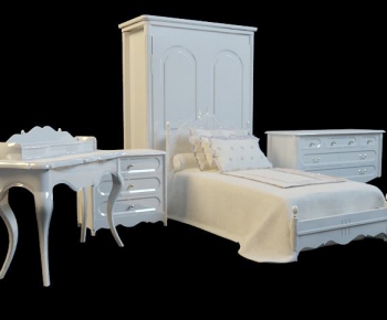 European Style Child's Bed-ID:490180131