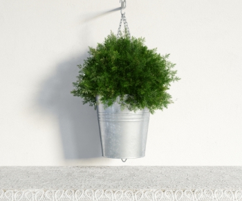 Modern Potted Green Plant-ID:559277917