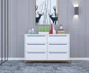 Nordic Style Side Cabinet/Entrance Cabinet-ID:902360649