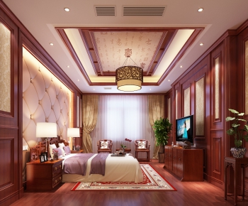Chinese Style Bedroom-ID:285147551