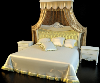 European Style Double Bed-ID:690115543