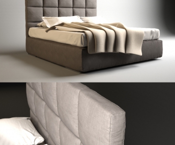 Modern Double Bed-ID:372308811