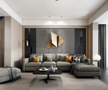 Modern A Living Room-ID:495309253