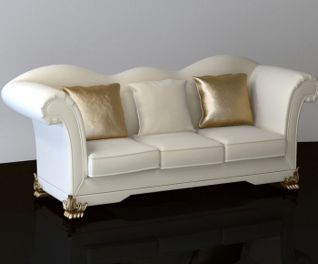 Simple European Style New Classical Style Three-seat Sofa-ID:900181333
