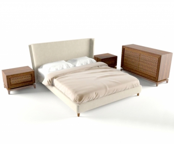 Modern Double Bed-ID:117569765