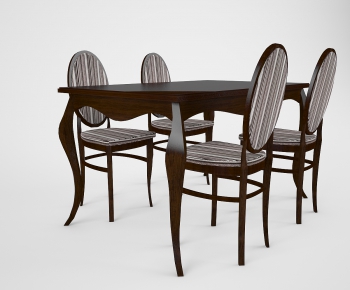 European Style Dining Table And Chairs-ID:703003588