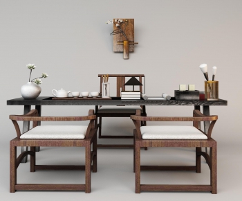 New Chinese Style Leisure Table And Chair-ID:273855717