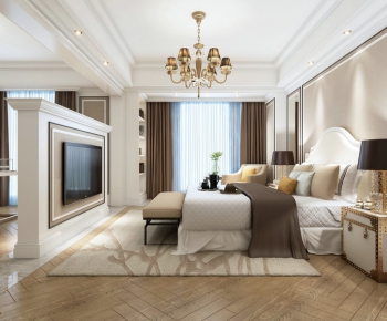 Simple European Style Bedroom-ID:420579736