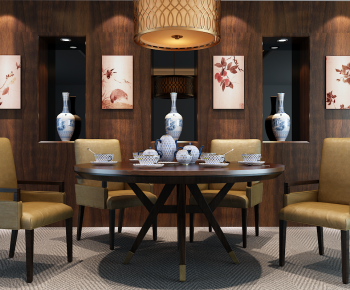 Modern New Chinese Style Dining Room-ID:154719648