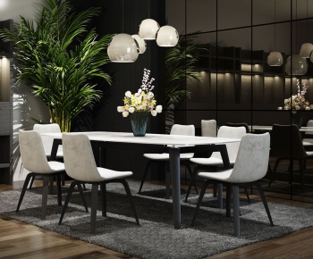 Modern Dining Table And Chairs-ID:353767573
