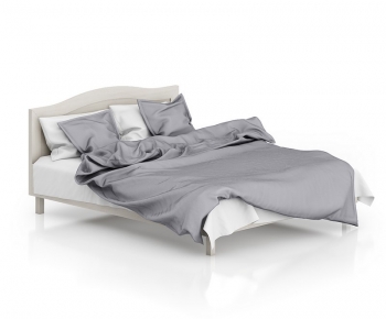 Modern Simple European Style Double Bed-ID:295206613