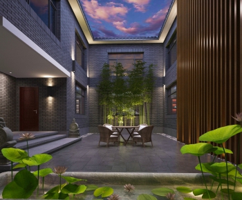Chinese Style Courtyard/landscape-ID:407113958