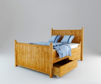 Modern Double Bed-ID:826114536