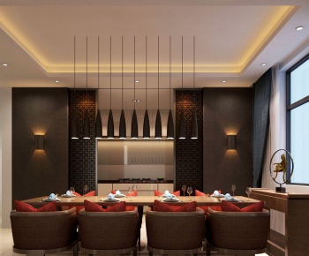 New Chinese Style Dining Room-ID:165342976