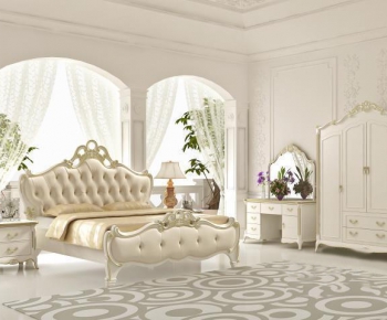 European Style New Classical Style Bedroom-ID:446336796