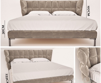 European Style Double Bed-ID:161467638