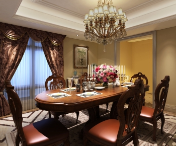 American Style Dining Room-ID:826036958