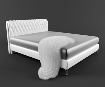 Modern Double Bed-ID:649788893