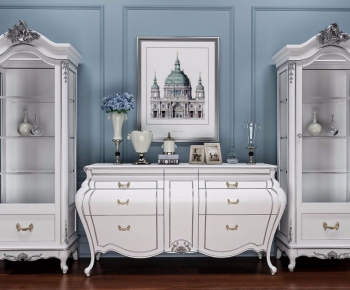 New Classical Style Side Cabinet/Entrance Cabinet-ID:650488667