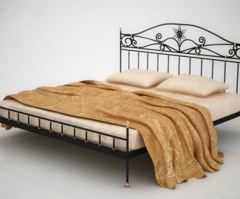 European Style Double Bed-ID:828044556
