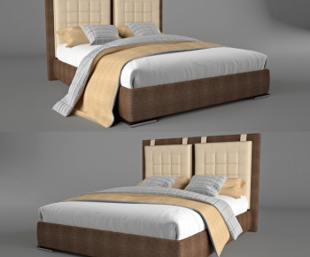 Modern Double Bed-ID:823098497