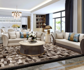 Post Modern Style A Living Room-ID:385469724