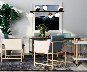 Modern Dining Table And Chairs-ID:712532131