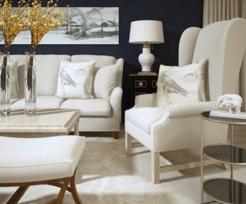 Modern American Style Sofa Combination-ID:285259631