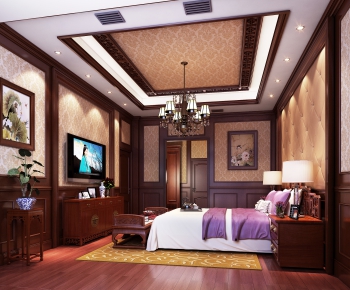 Chinese Style Bedroom-ID:239929691