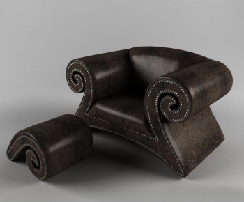 European Style Single Sofa-ID:191568872