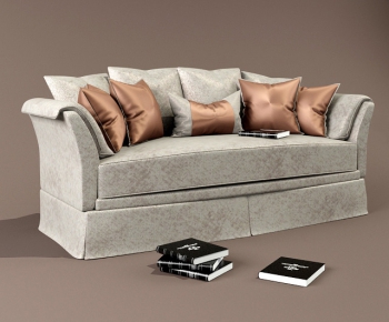 Simple European Style A Sofa For Two-ID:285202857
