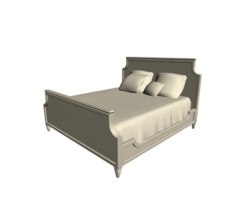 Modern Double Bed-ID:853988565