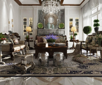 American Style A Living Room-ID:572243154