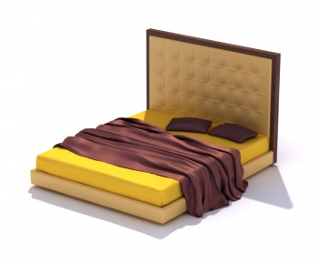 Modern Double Bed-ID:895193383