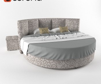 Modern Double Bed-ID:555477443