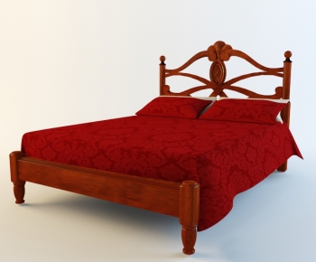 European Style Double Bed-ID:874667771