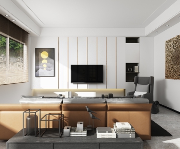 Modern A Living Room-ID:186194483