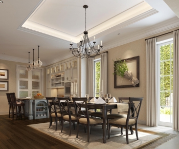 American Style Dining Room-ID:607784287