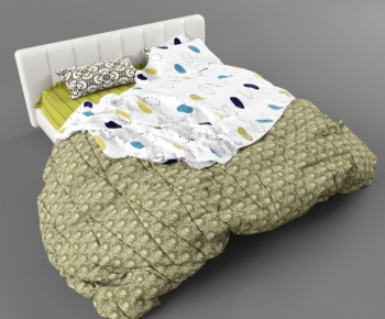 Modern Double Bed-ID:151930388