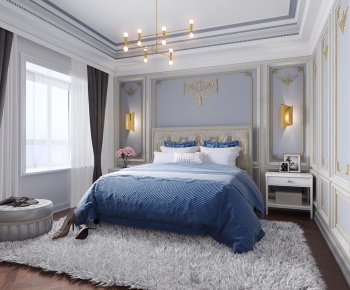 Simple European Style Bedroom-ID:163438999